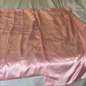 Satin pink king pillow cases.